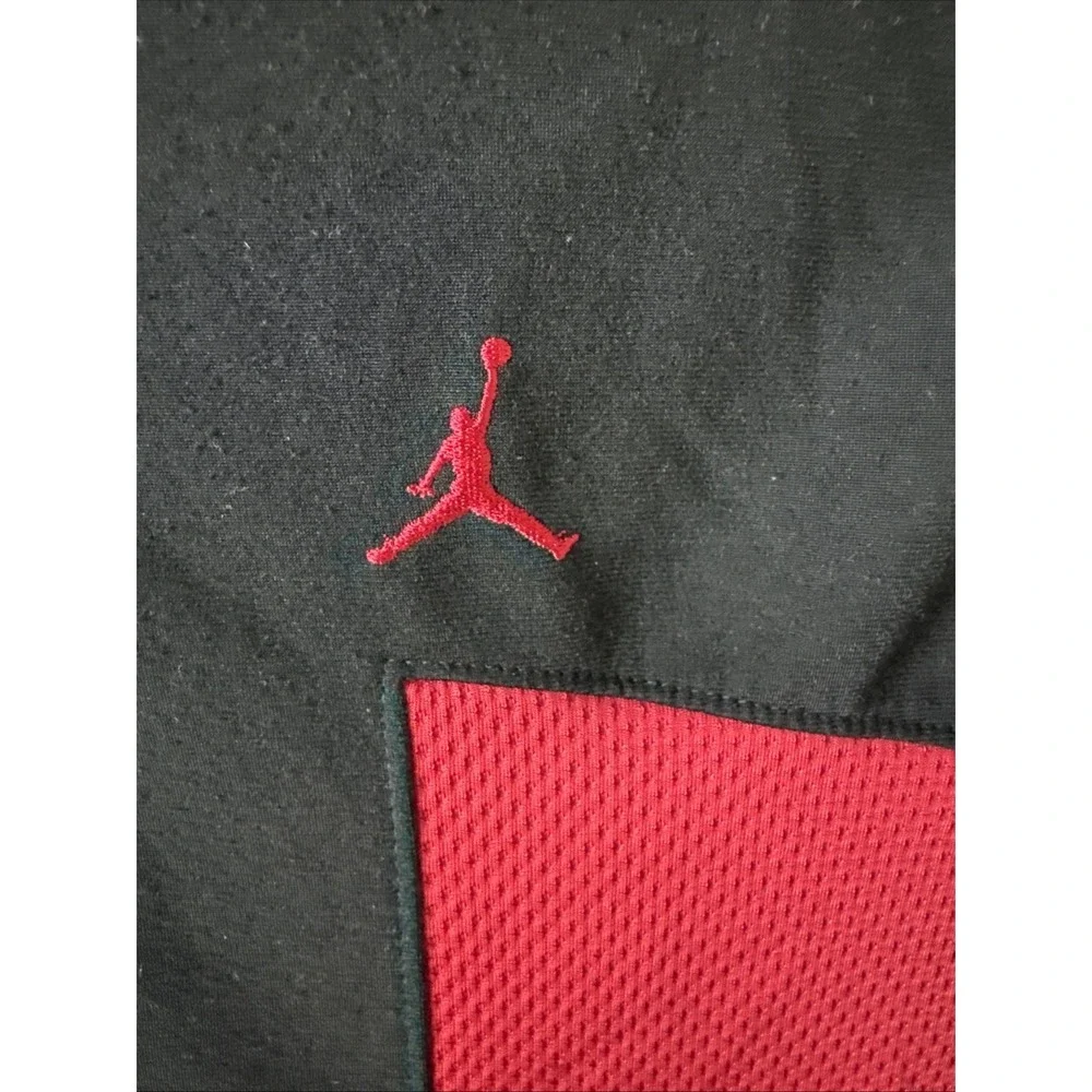 Jordan‎ Full Zip Jacket Mens XL Red Black Air Track Retro Athletic Basketball